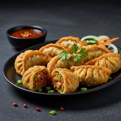 Veg Fried Momo